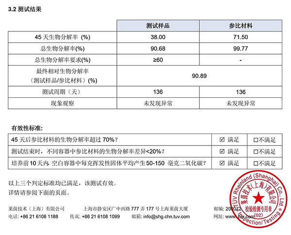 淋膜紙測試報(bào)告
